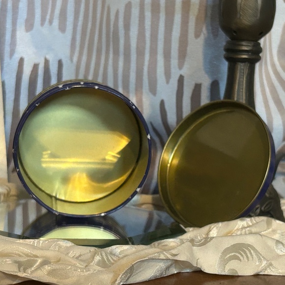 Vintage Tin With Felt Paper Drink Coasters Rocking Horse Teddy Bear Design - Picture 6 of 7